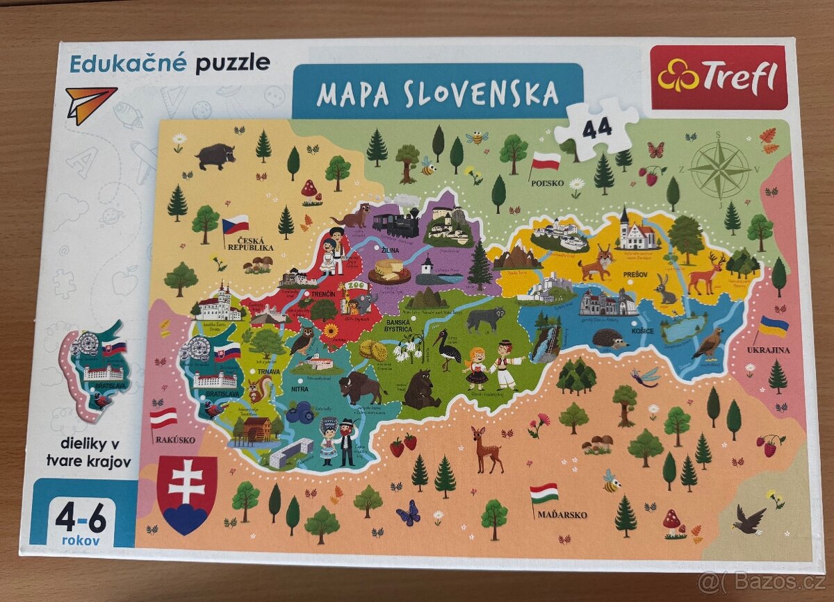Vzdělávací puzzle Česka a Slovenská republika - 3