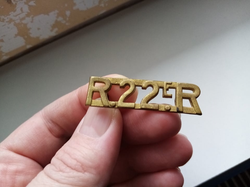 Vojenský odznak R.22.ER - 3