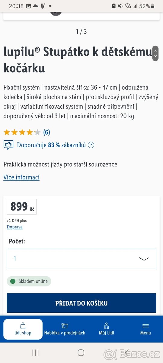 Stoupatko ke kočárku - 3