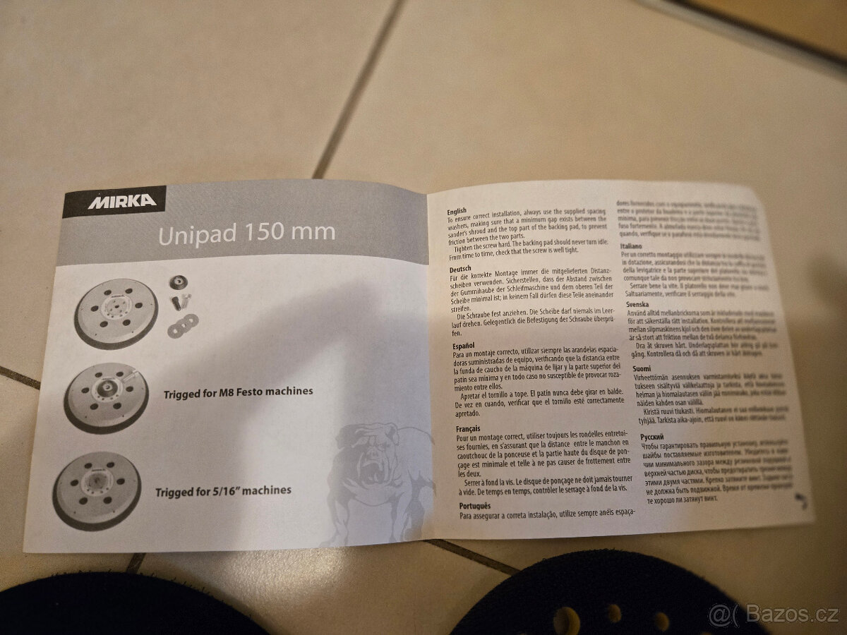 Prodám unipad 125mm od značky Mirka - nový - 3