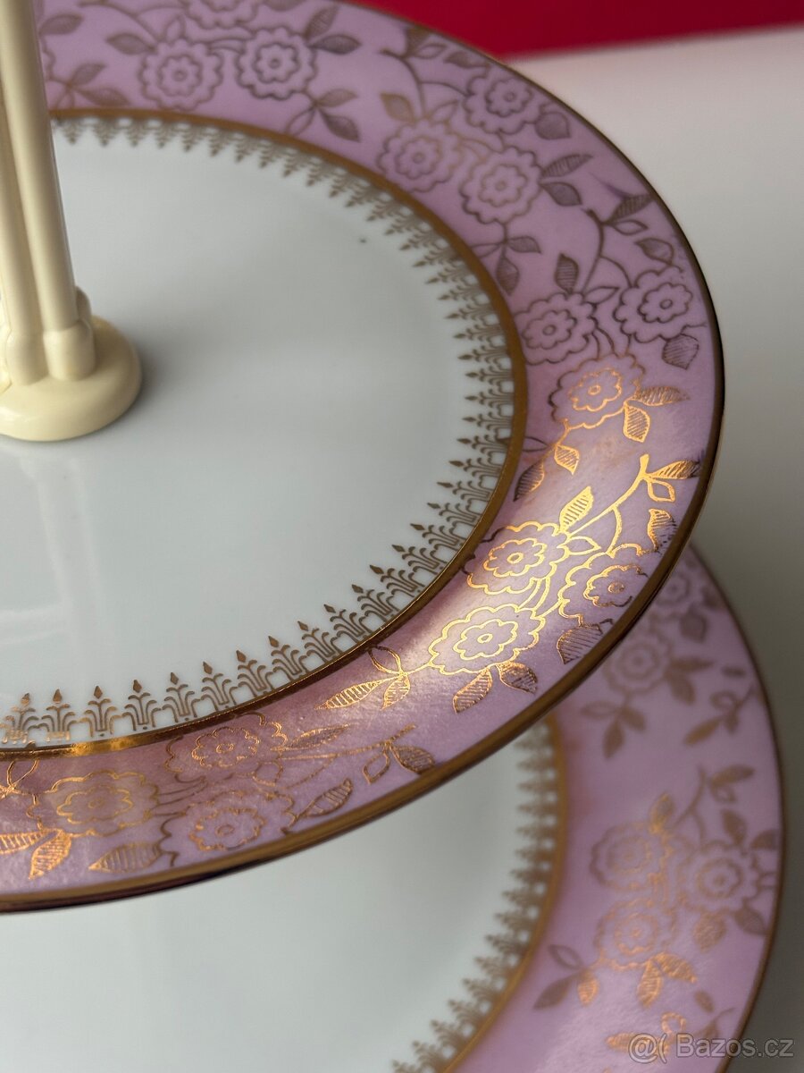 Porcelánový etažér Stará Role - 3