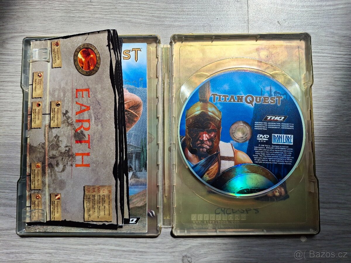 Titan Quest Steelbook zlatý PC hra pro sběratele - 3