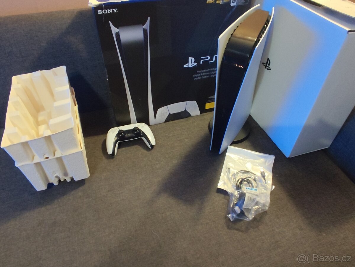 PS5 digitál edition záruční list - 3