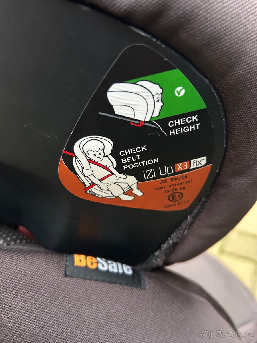 Autosedačka BeSafe iZi Up X3 Fix, 15-36 kg - 3