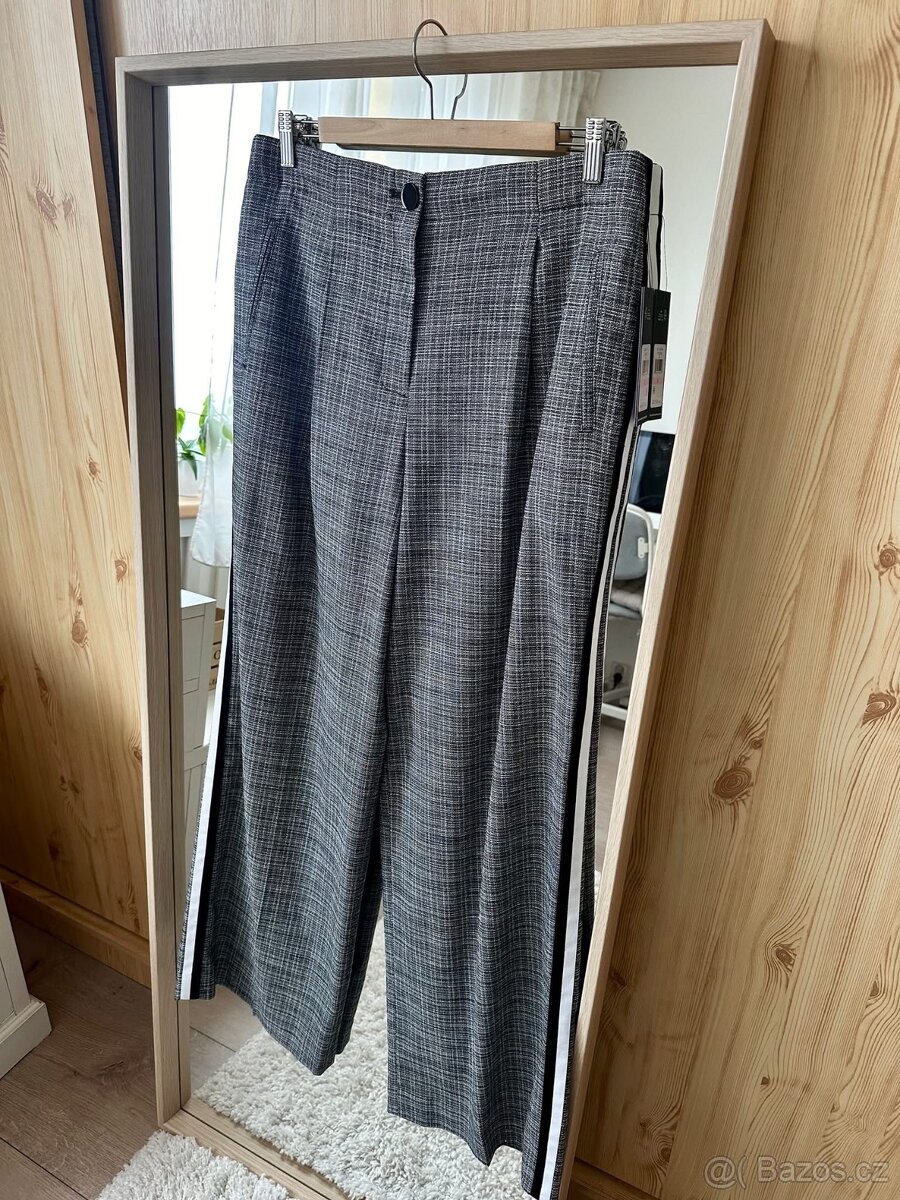 KARL LAGERFELD ŠEDOČERNÉ KALHOTY - 3