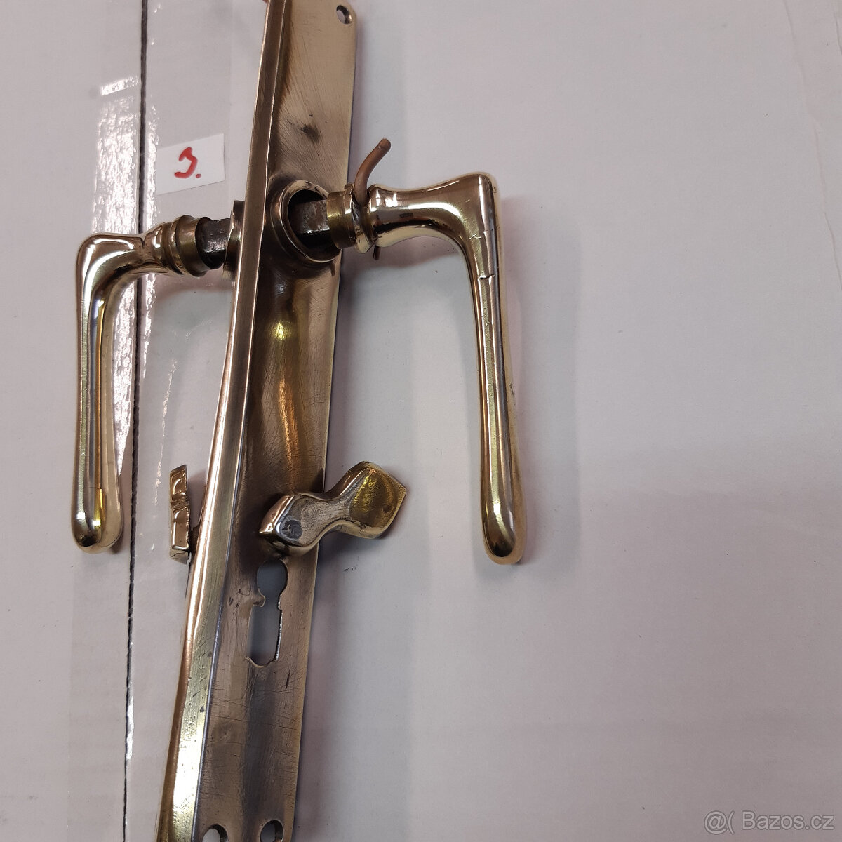 Mosazné kování na dveře-č.3 - 3