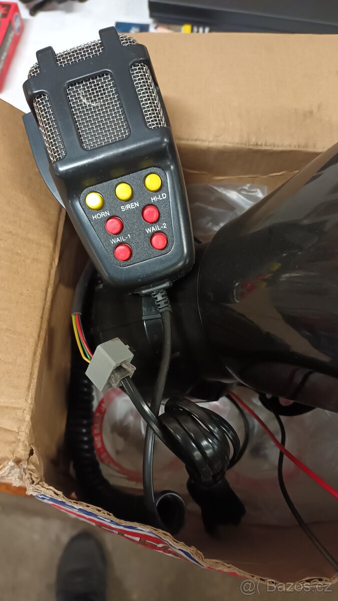 Klakson siréna s megafonem - 3
