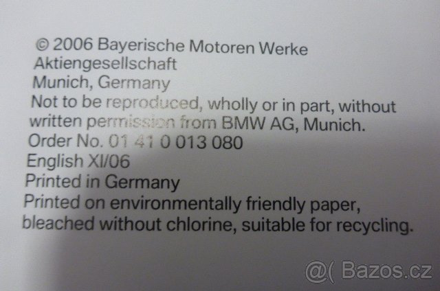 BMW servisní knížka - 3