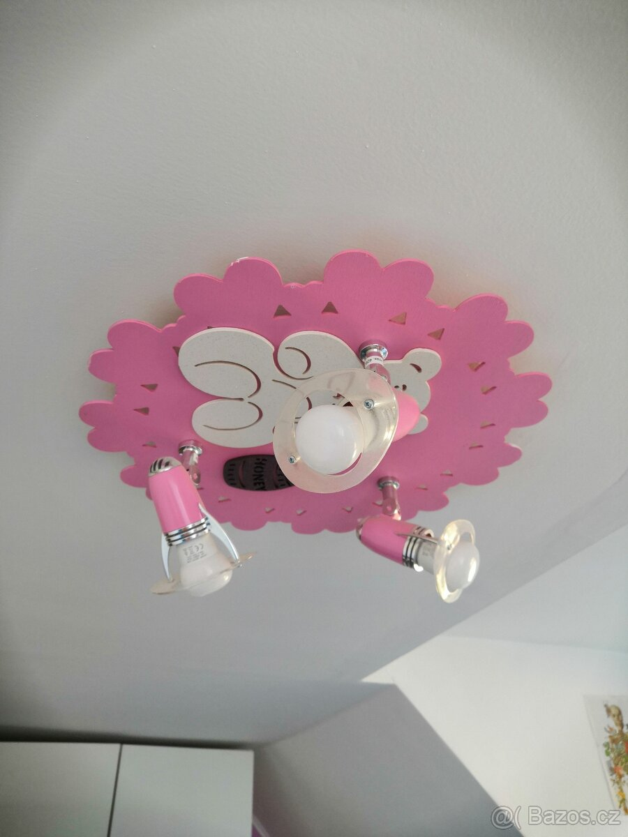 Svítidlo s medvídkem, set dívčí - 3