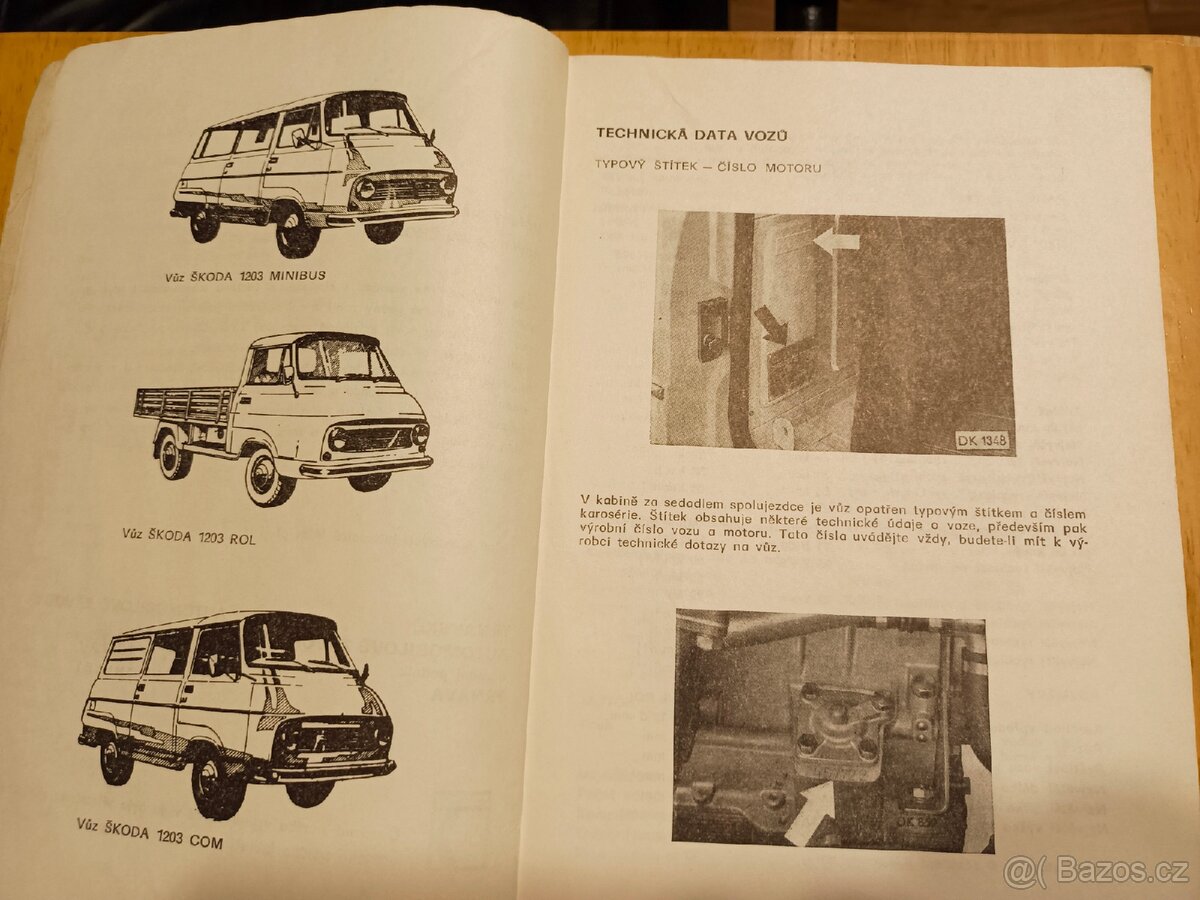 Škoda 1203-návod k obsluze a údržbě - 3