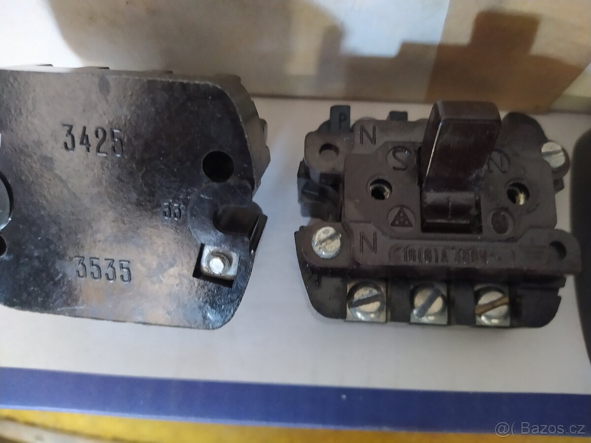 Retro vypínač 6x - 3