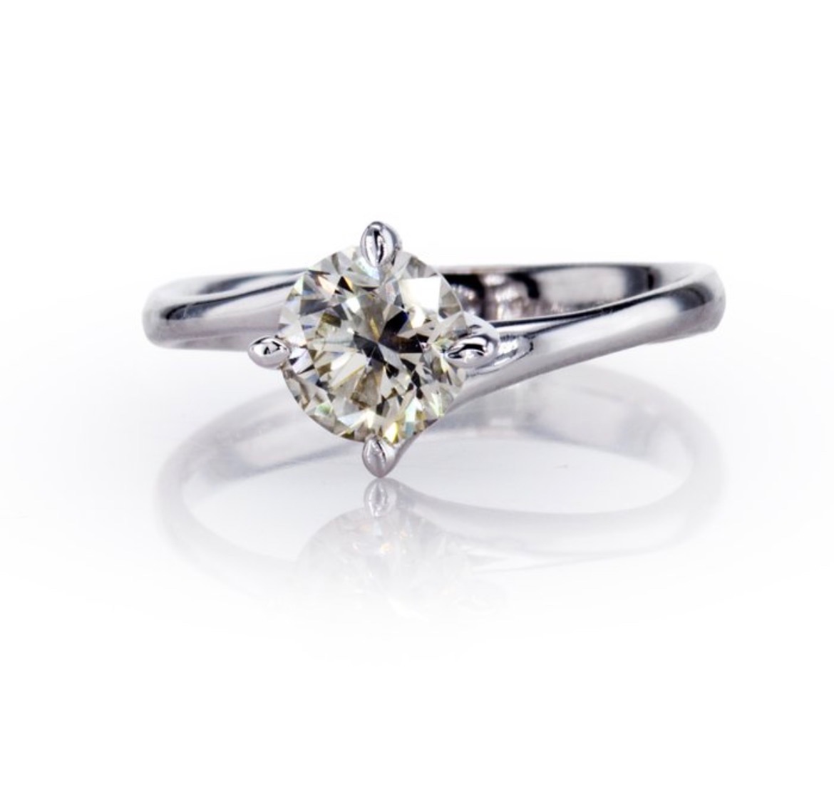 Zásnubní prsten s diamantem 1.02ct VS1 - 3