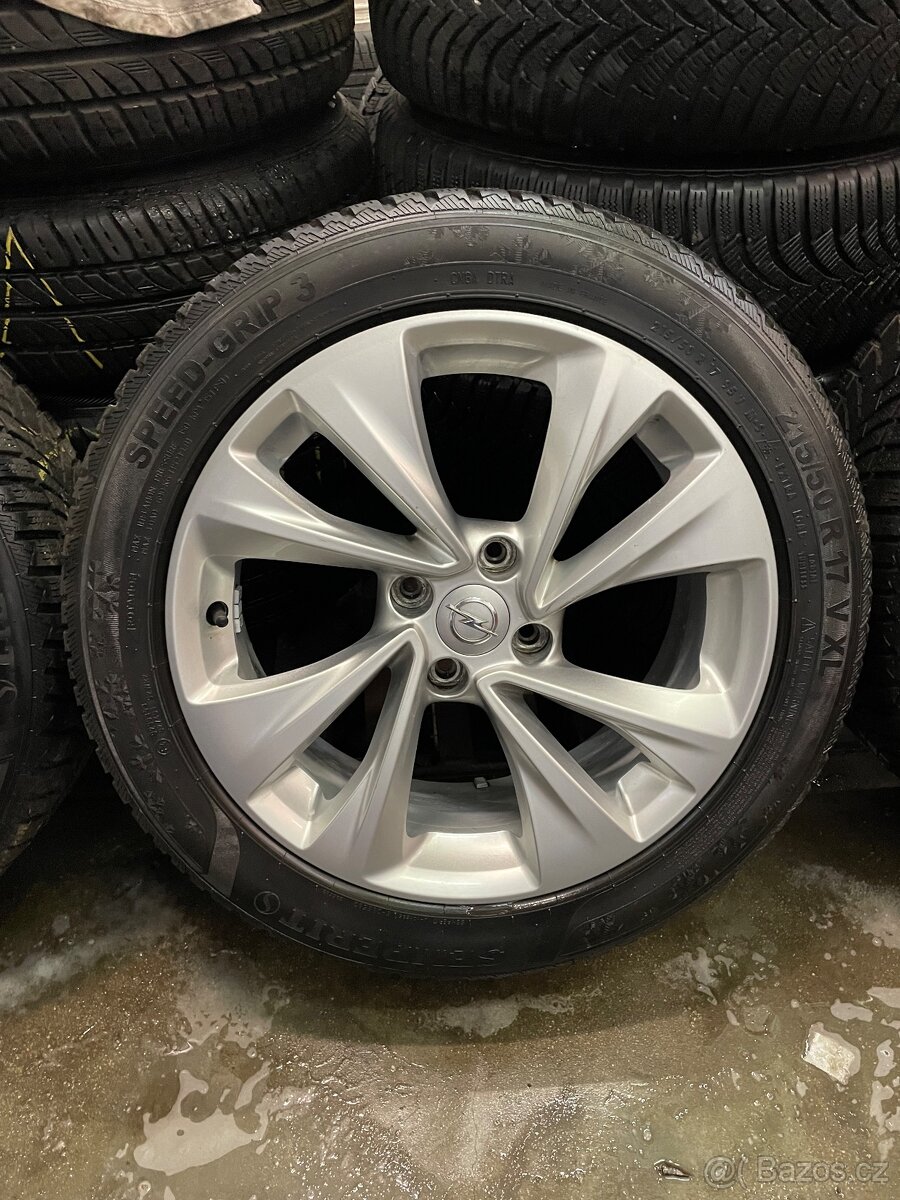 4x108 R17 6,5J ET20 Opel Crossland X + 215/50 R17 zimné - 3