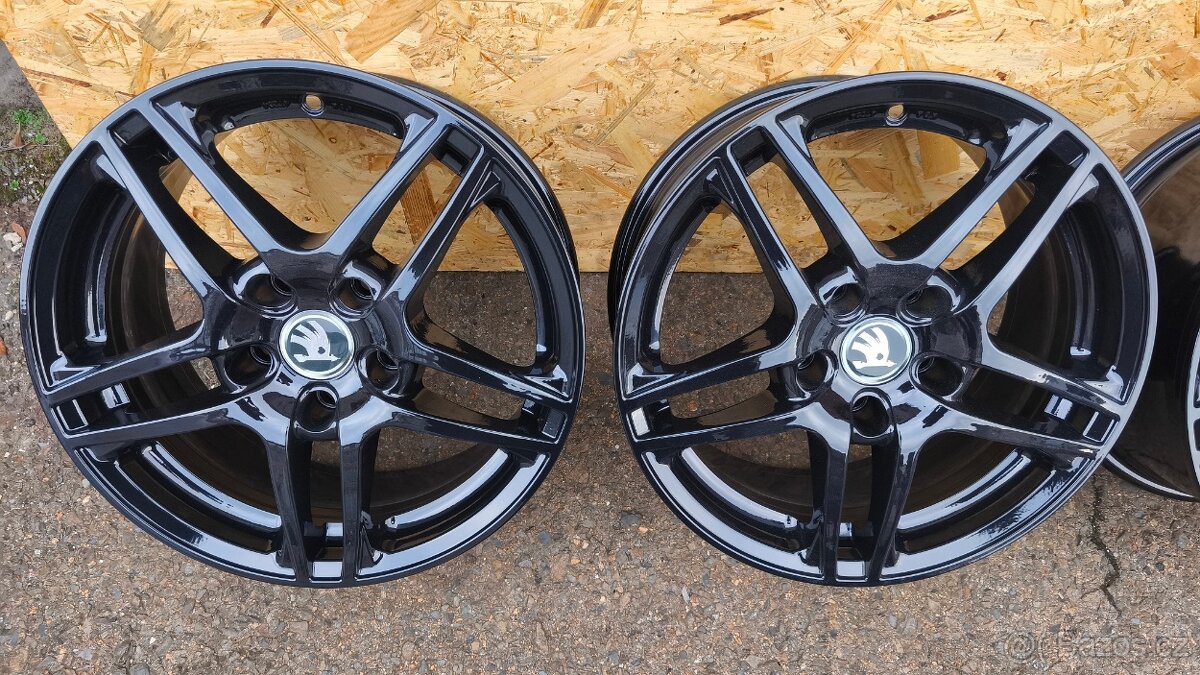 Alu kola 5X112 , 16,Superb 2,Yeti - TOP STAV - 3