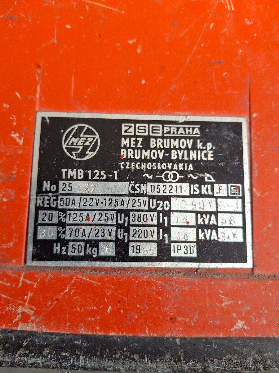 Svářečka TMB 125/1 - 3