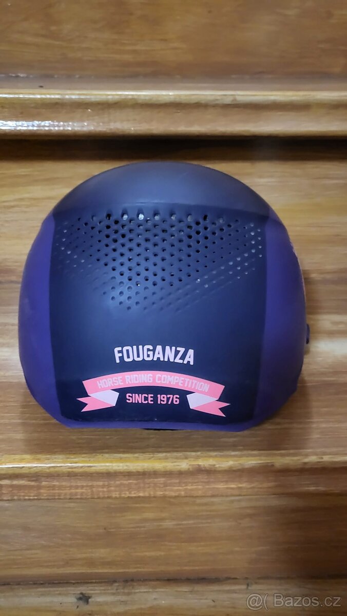 Jezdecká helma fialová - 3