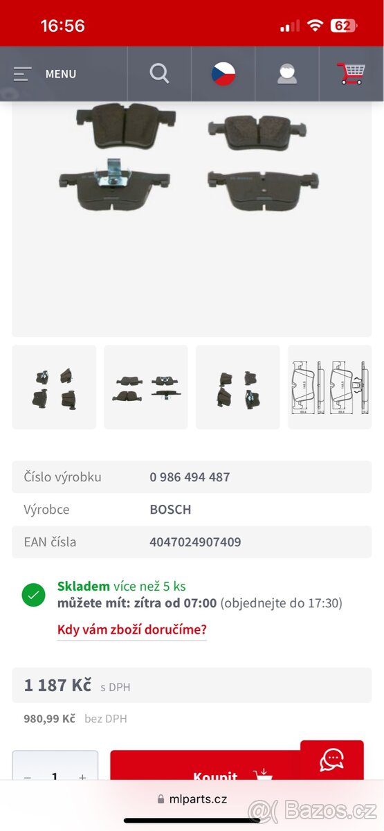 Bmw přední destičky X3 - 3