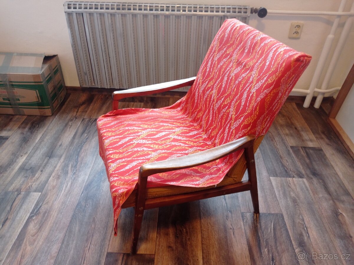 Pohodlné retro křeslo - 3