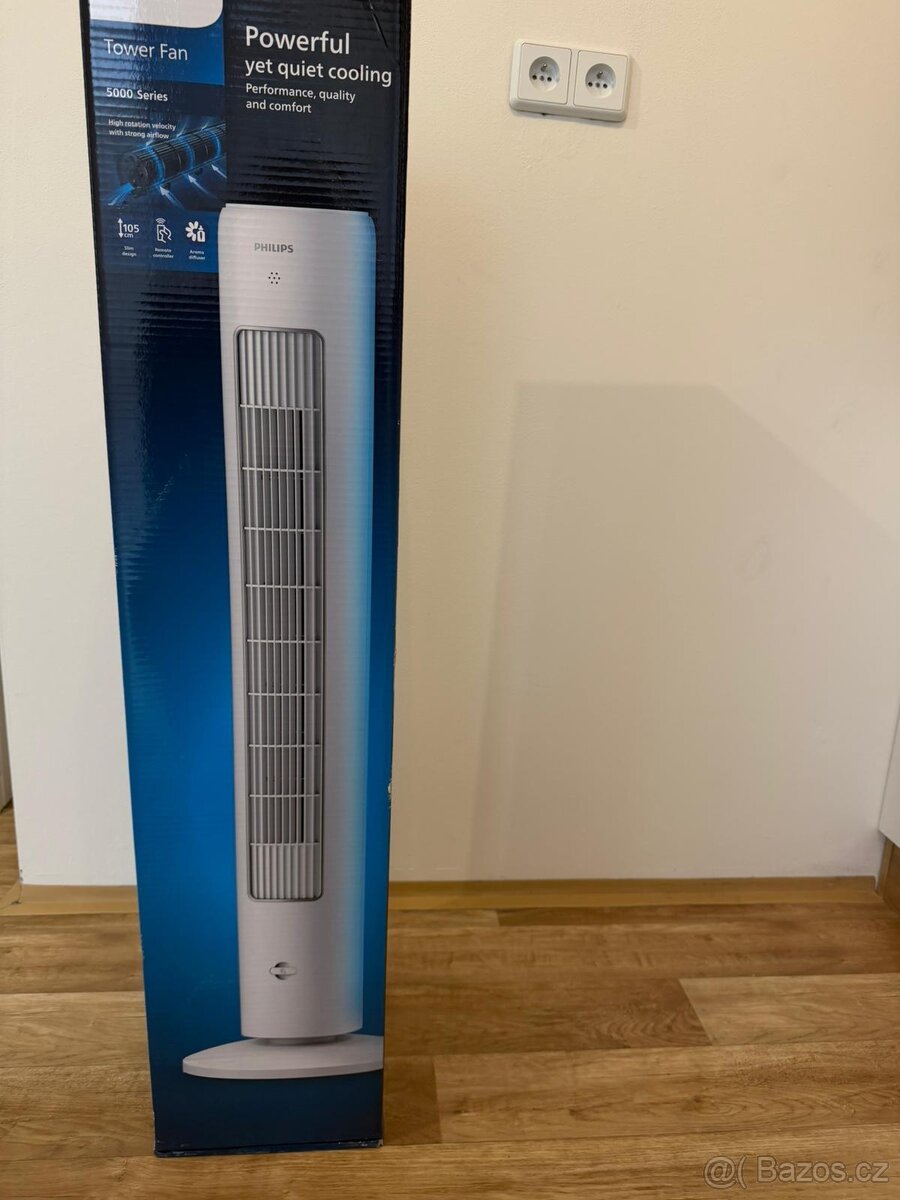 Prodám Věžový ventilátor PHILIPS – bílý - 3