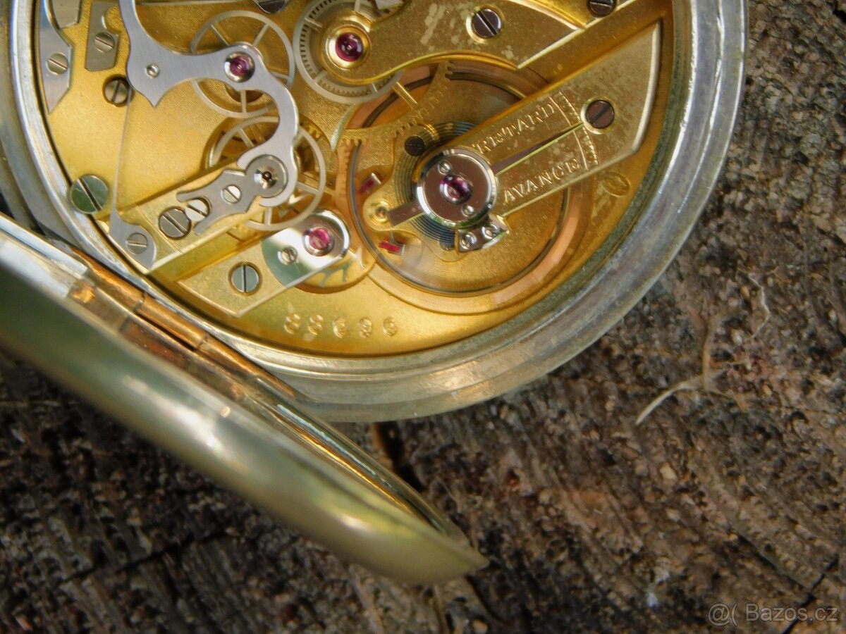 Starožitné kapesní hodinky s Chronographem SARDA - 3