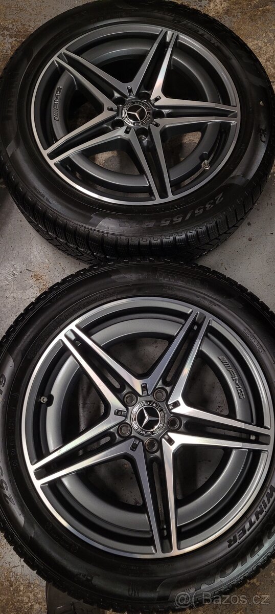 Mercedes Benz EQC,GLC,AMG, alu 19',zimní pneu, TPMS - 3