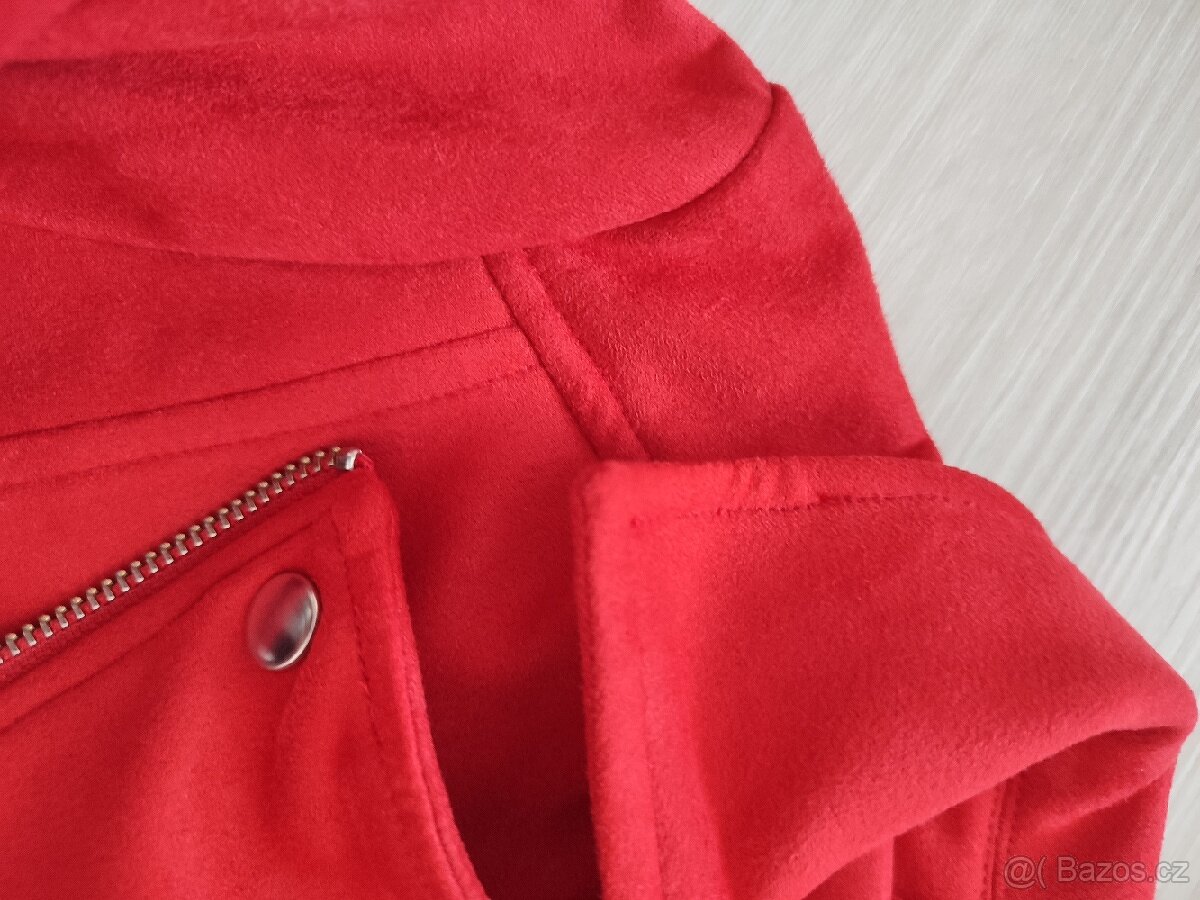 Dívčí tmavě červená bunda Pepperts vel. 122 - 3