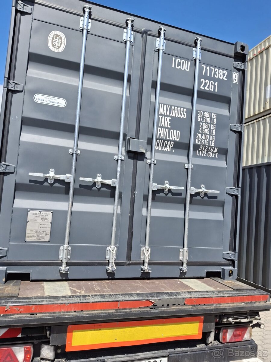 Lodní kontejner 20'DV one way - antacitově šedý - 3