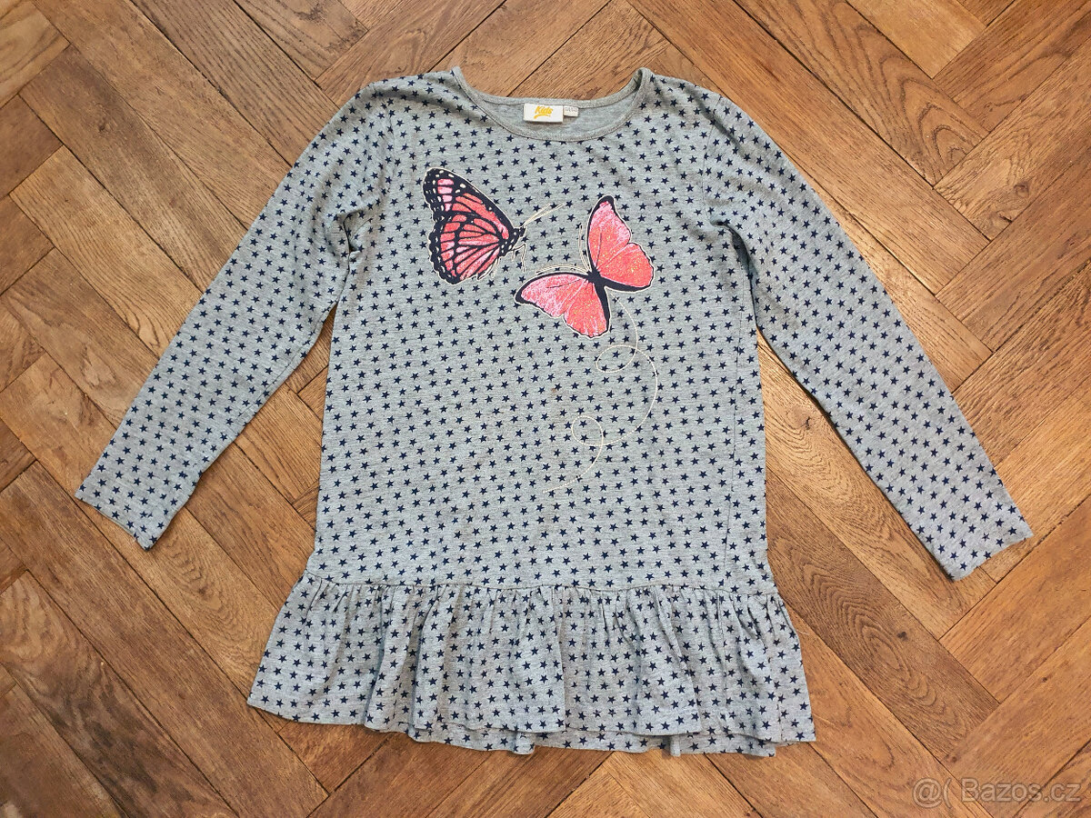 Dívčí halenka, šaty, tunika, vel. 128-140 - 3