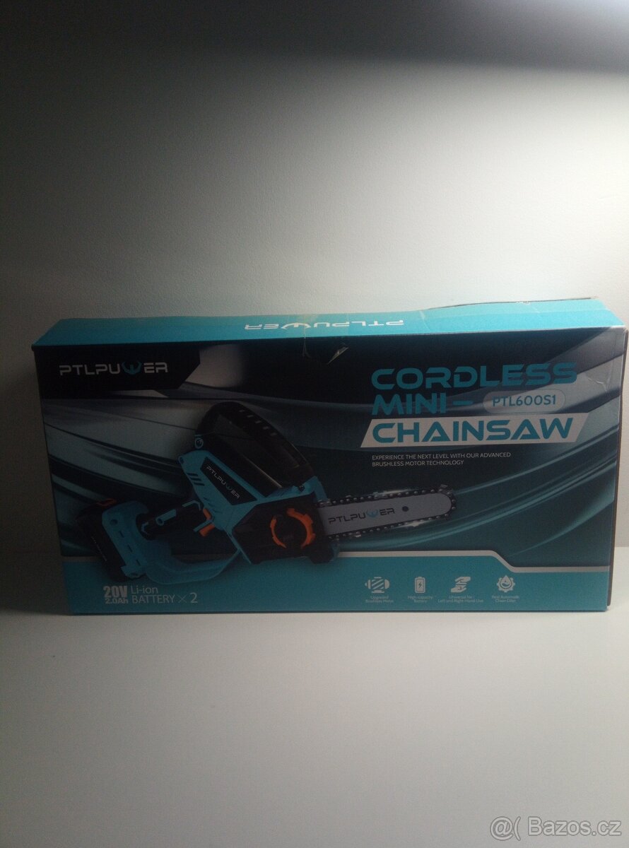 Sada 6palcové mini akumulátorové řetězové pily s 2 bateriemi - 3