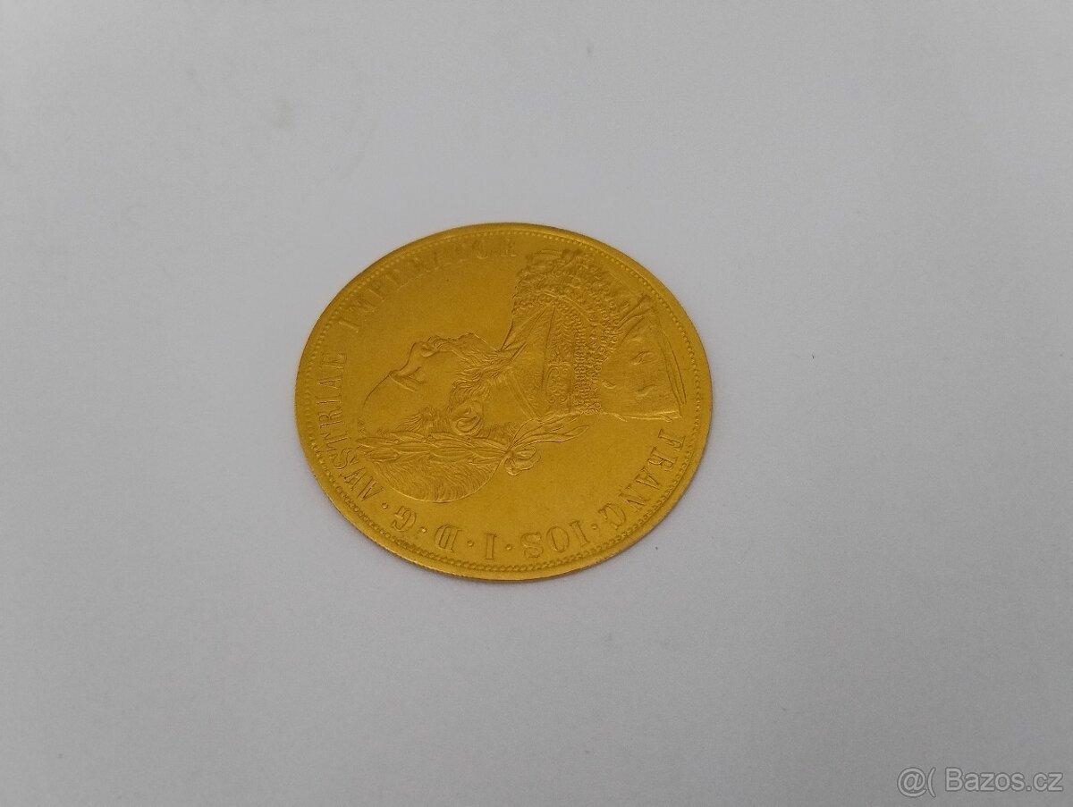 4 dukát FJI 1913 originál - 3