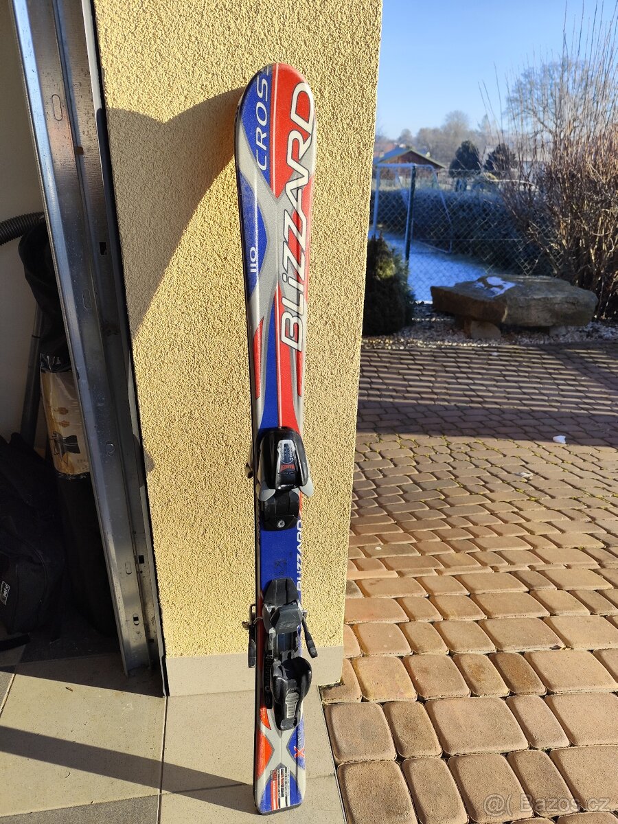 Prodám dětské lyže 110 cm - 3