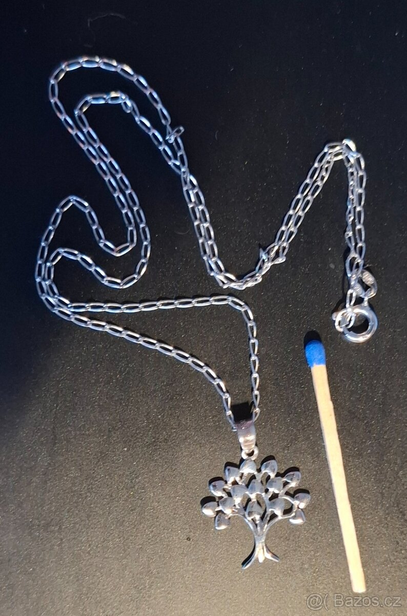 Přívěšek strom života - stříbro - 3