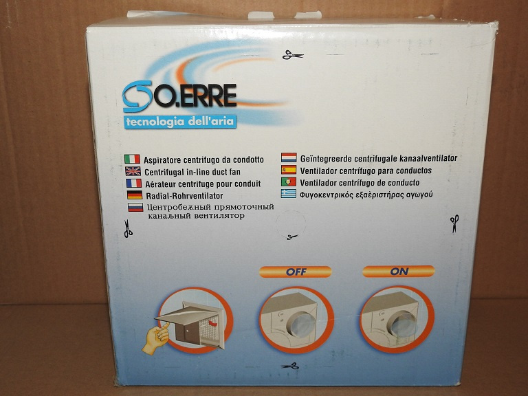 Nový radiální ventilátor O.ERRE Diverso 80 - 3