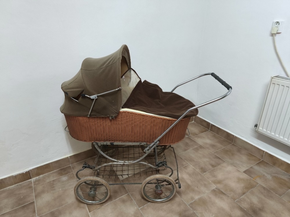Retro kočárek košatina - 3