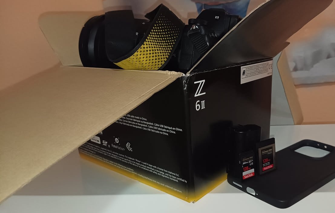 NIKON Z6II + 28mm Z,ND64, CF128GB+SD128GB, čtečky - 3