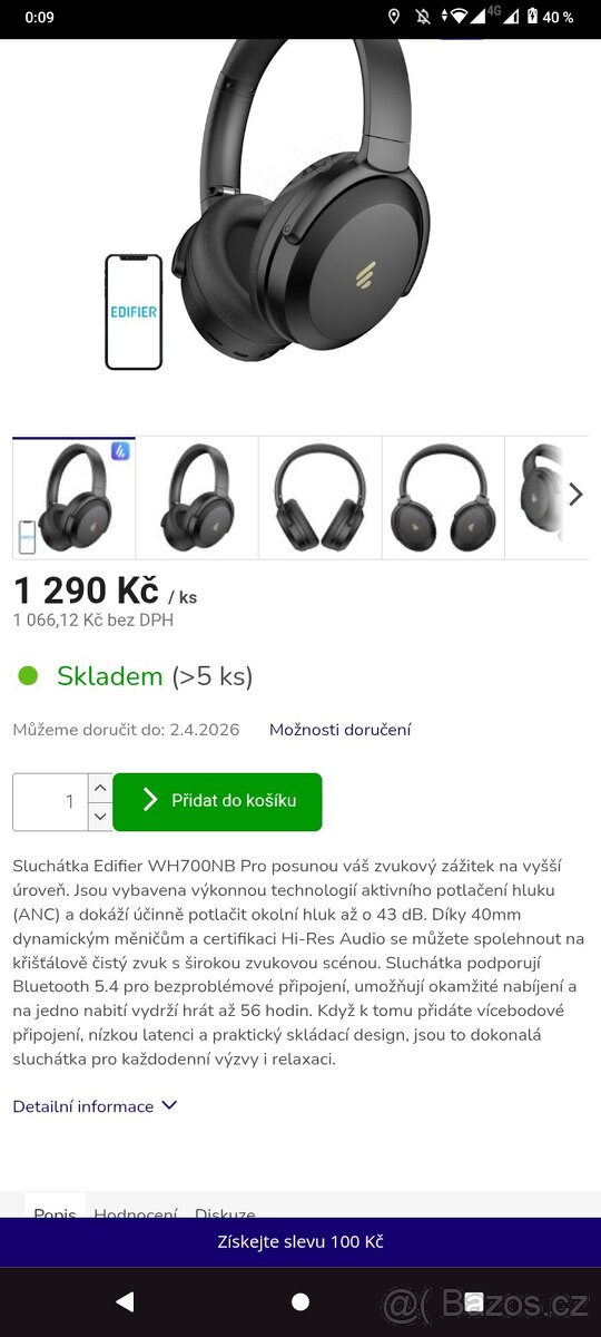 Sluchátka Bluetooth - 3
