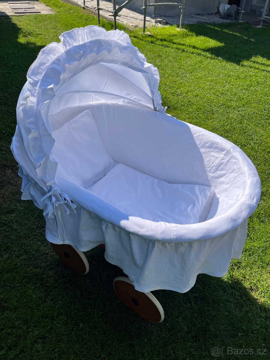 Proutěný koš na miminko - 3