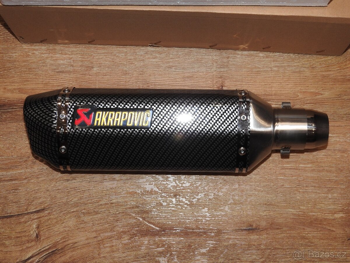 Laděný výfuk Akrapovič carbon Nový - 3