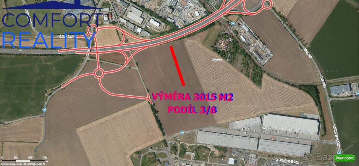 Prodej spoluvlastnického podílu 3/8 stavební pozemek, Brno- - 3