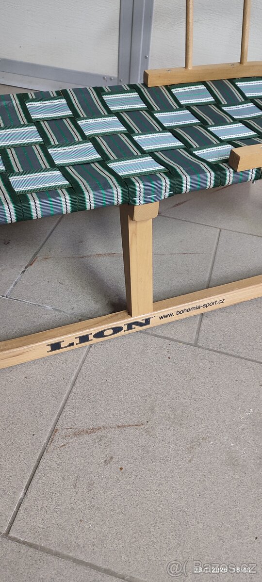 Dřevěné sáňky Lion - 3