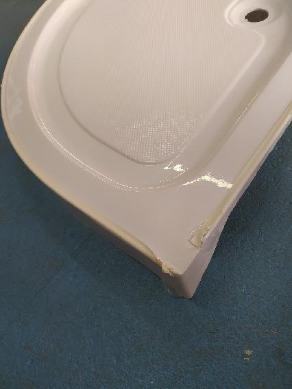 Čtvrtkruhová sprchová vanička 80x80cm - 3