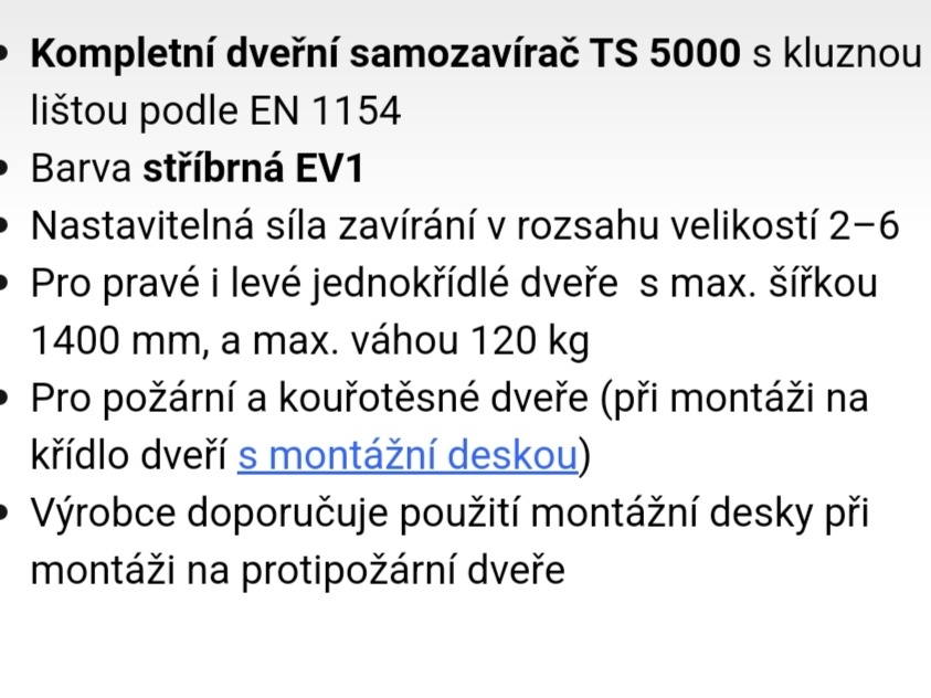 Prodám GEZE TS 5000 - 3