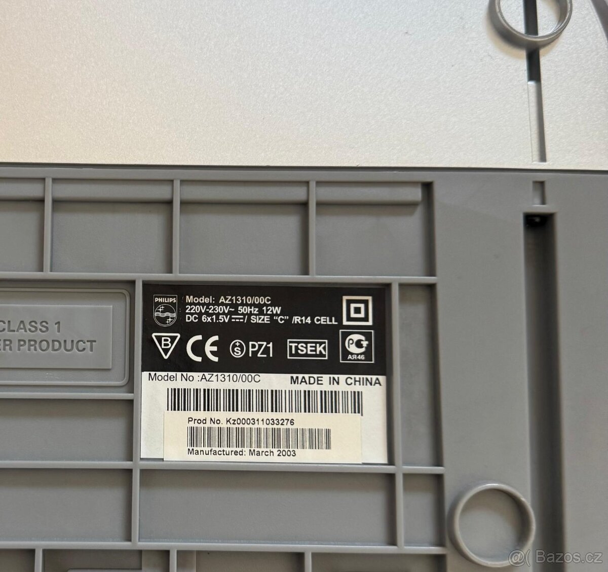 Philips AZ1310 Radiomagnetofon s CD přehrávačem - 3