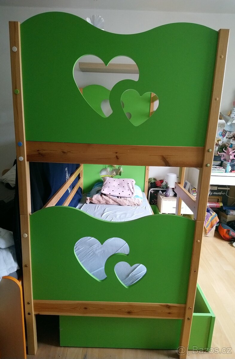 Dětská patrová postel - palanda - 3