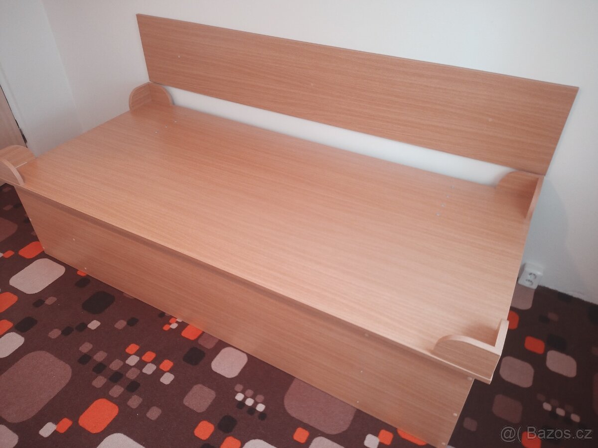Válenda/postel s úložným prostorem - 3