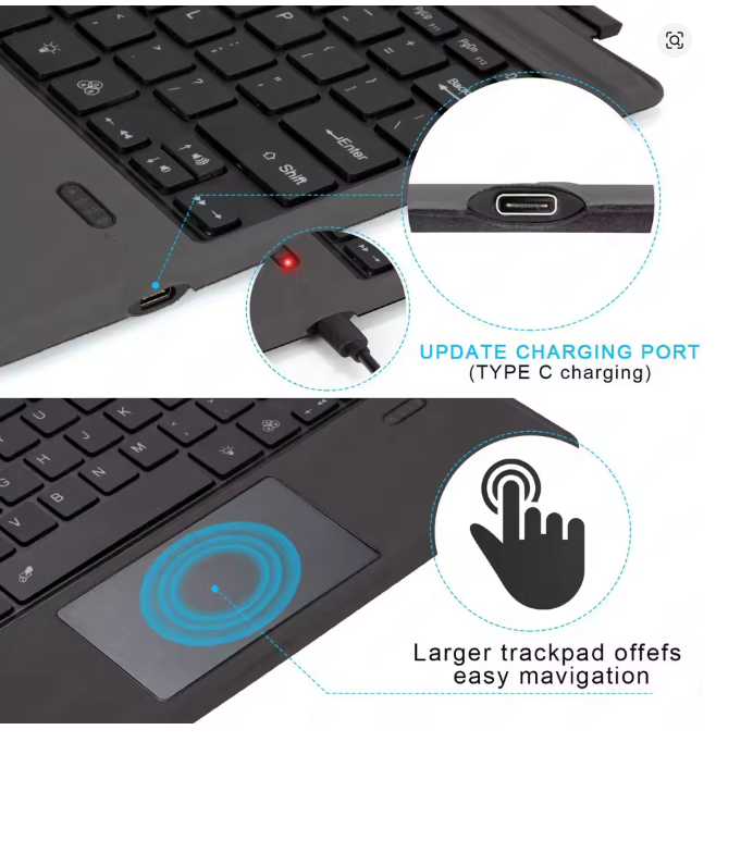 Klavesnice NOVA pro Microsoft Surface Pro 3 4 5 6 7 8 9 X Go - 3