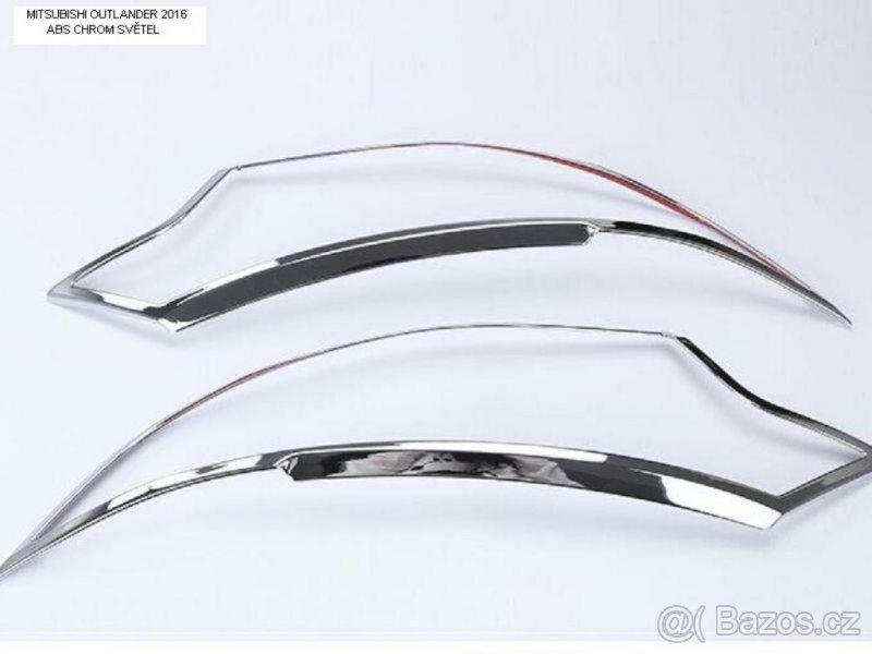 2016 Mitsubishi Outlander Kvalitní ABS Chrom přední světla - 3