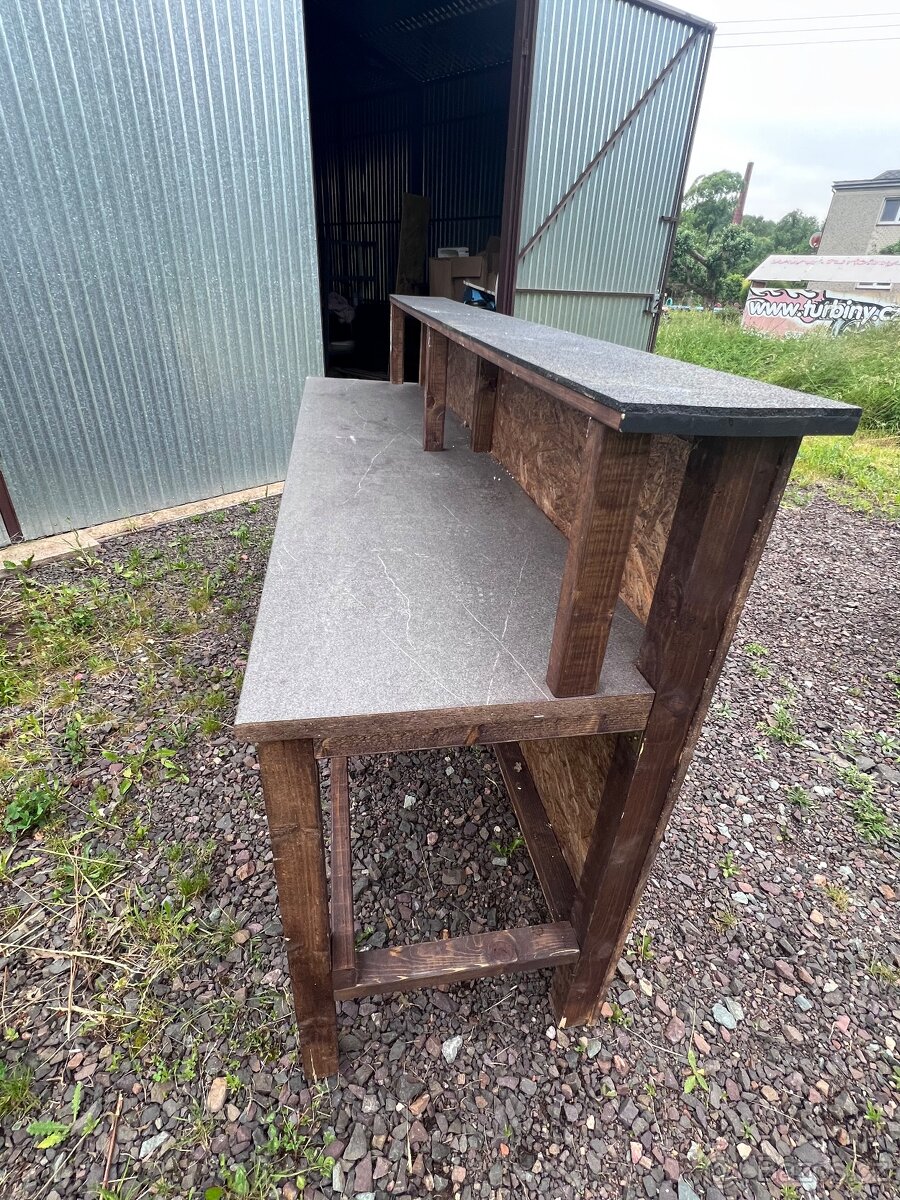 Prodám dřevěný bar masivní, ruční výroba - 3