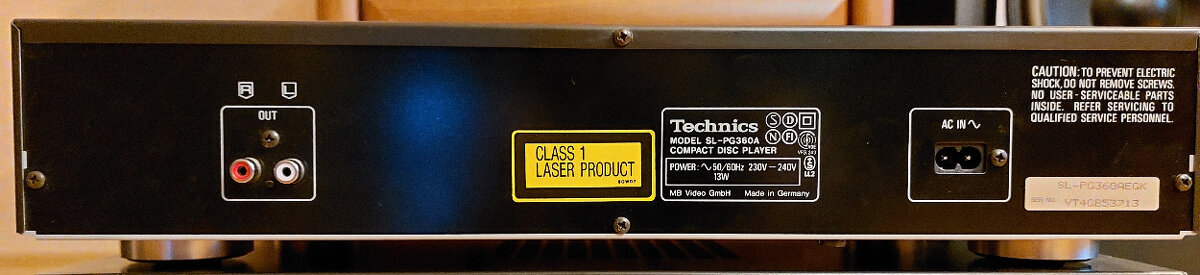 CD přehrávač Technics SL-PG370 - 3