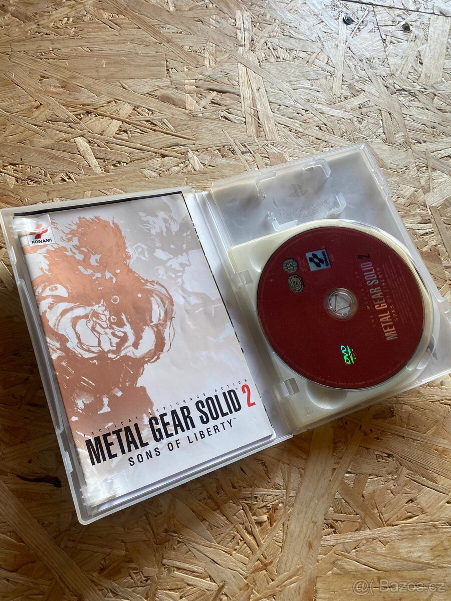 PS2 Metal Gear Solid 2 Sons of Liberty - double CD - 3